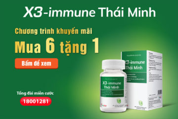 Mới: Nhận quà miễn phí từ X3-immune Thái Minh bằng hình thức nhắn tin đơn giản!